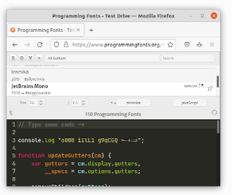 Website will many fonts