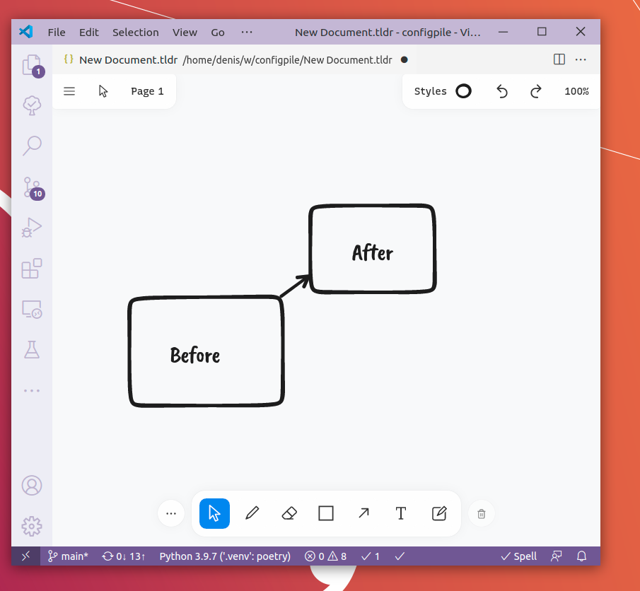 tldraw screenshot